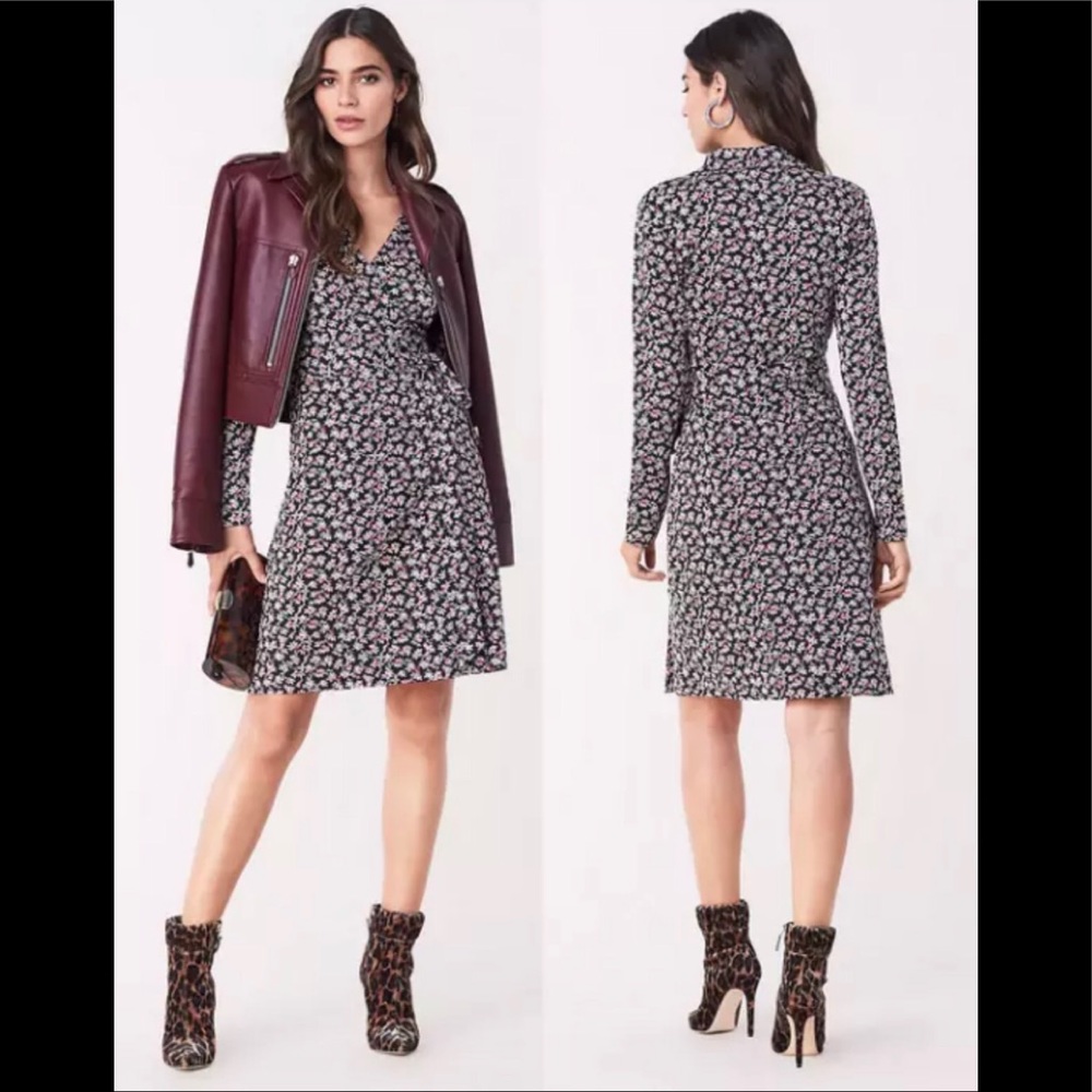 Diane von Furstenberg Jeannie Floral Dress-Size 6